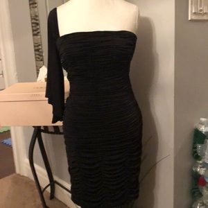 Aidan Maddox Black Cocktail Dress